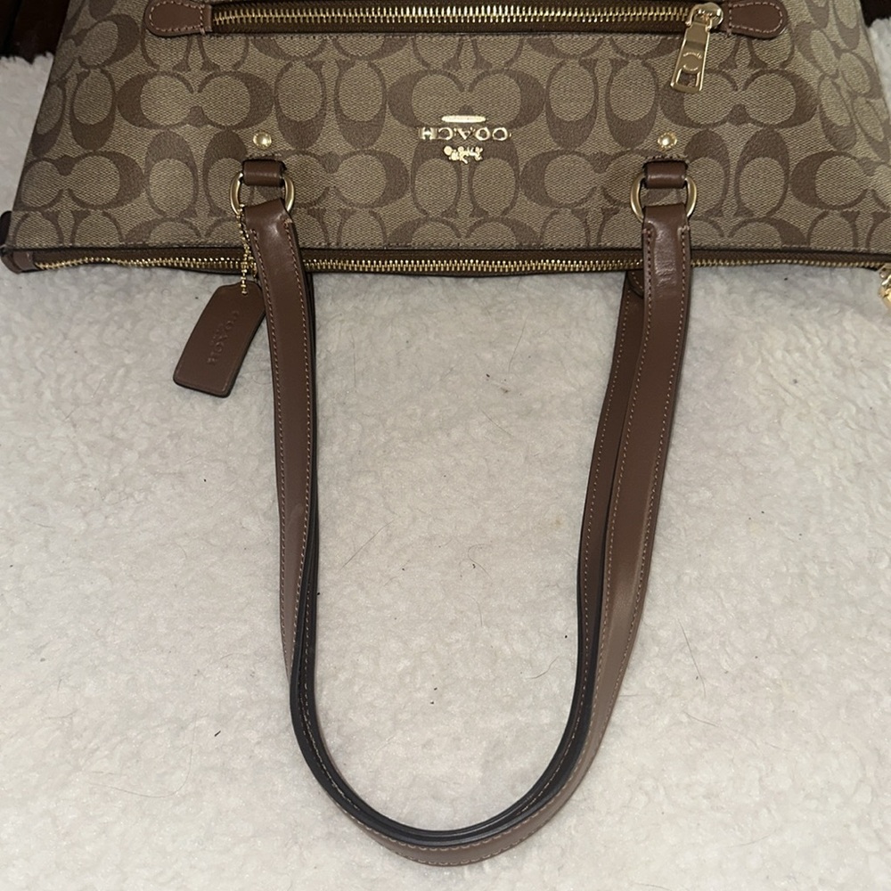 Coach F79609 Signature Tote Bag for Women X& 2 matching wallets - Picture 12 of 16